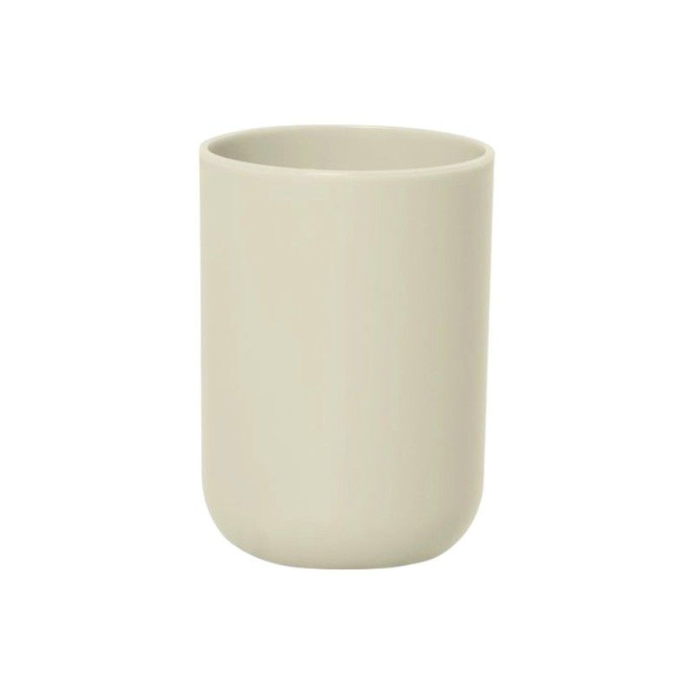 Θήκες οδοντόβουρτσας πλαστικές σε σετ 5Χ - Beige - 21573