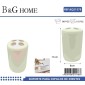Θήκες οδοντόβουρτσας πλαστικές σε σετ 5Χ - Beige - 21578