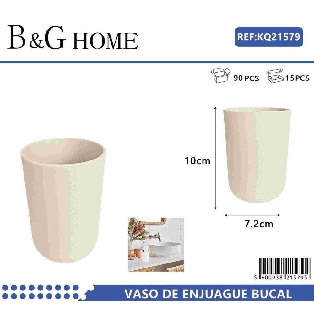 Θήκες οδοντόβουρτσας πλαστικές σε σετ 5Χ - Beige - 21579