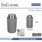 Θήκες κρεμοσάπουνου Dispenser πλαστικές - Σετ 5pcs - Grey - 21595