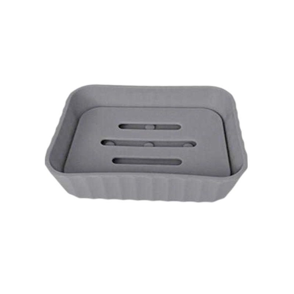 Σαπουνοθήκες μπάνιου πλαστικές - Σετ 9pcs - Grey - 21604
