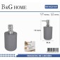 Θήκες κρεμοσάπουνου Dispenser πλαστικές - Σετ 5pcs - Grey - 21607