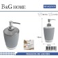 Θήκες κρεμοσάπουνου Dispenser πλαστικές - Σετ 5pcs - Grey - 21619