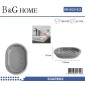 Σαπουνοθήκες μπάνιου πλαστικές - Σετ 9pcs - Grey - 21622