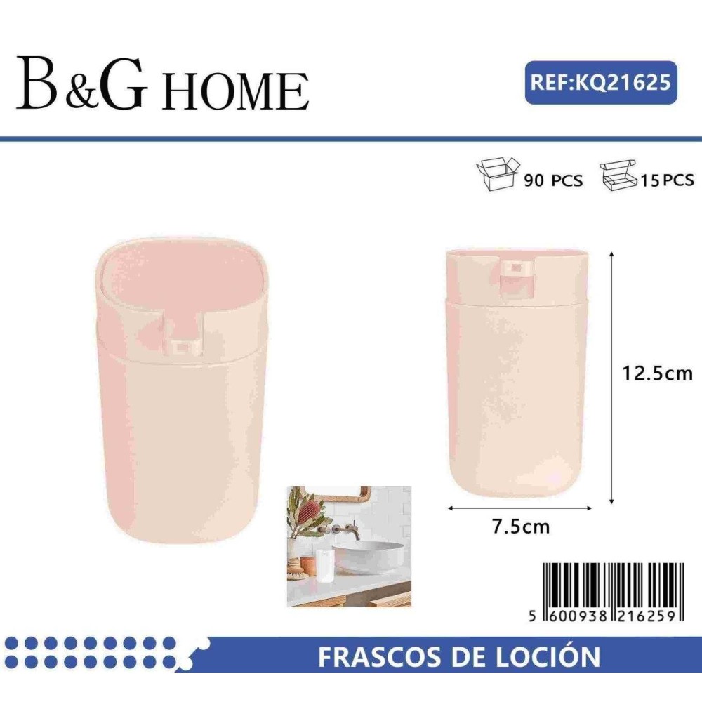 Θήκες κρεμοσάπουνου Dispenser πλαστικές - Σετ 5pcs - Light Pink - 21625