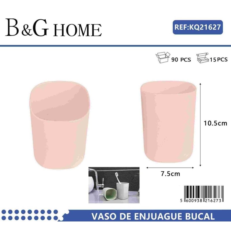 Θήκες οδοντόβουρτσας πλαστικές σε σετ 5Χ - Light Pink - 21627