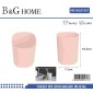 Θήκες οδοντόβουρτσας πλαστικές σε σετ 5Χ - Light Pink - 21627
