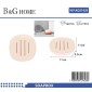 Σαπουνοθήκες μπάνιου πλαστικές - Σετ 9pcs - Light Pink - 21628