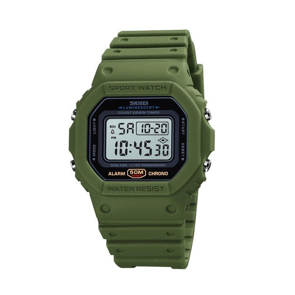 Ψηφιακό ρολόι χειρός - Skmei - 1628 - Green/White