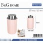 Θήκες κρεμοσάπουνου Dispenser πλαστικές - Σετ 5pcs - Light Pink - 21631