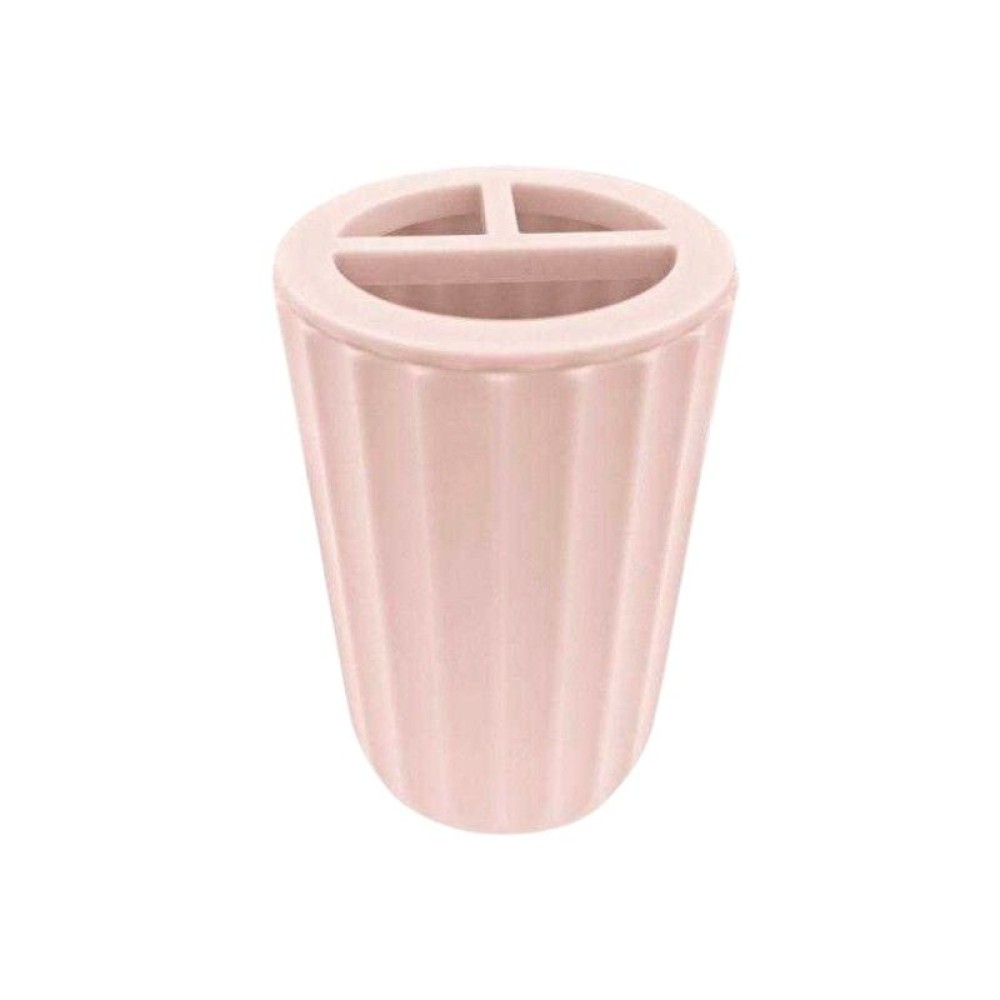 Θήκες οδοντόβουρτσας πλαστικές σε σετ 5Χ - Light Pink - 21632