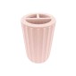 Θήκες οδοντόβουρτσας πλαστικές σε σετ 5Χ - Light Pink - 21632
