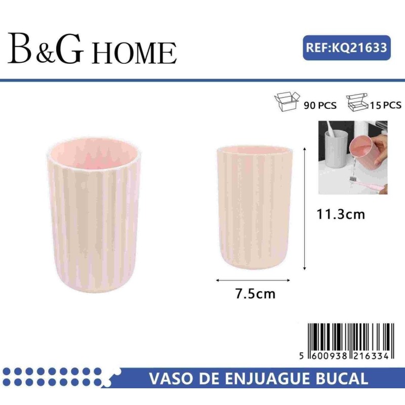 Θήκες οδοντόβουρτσας πλαστικές σε σετ 5Χ - Light Pink - 21633