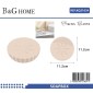 Σαπουνοθήκες μπάνιου πλαστικές - Σετ 9pcs - Light Pink - 21634