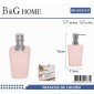 Θήκες κρεμοσάπουνου Dispenser πλαστικές - Σετ 5pcs - Light Pink - 21637
