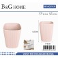 Θήκες οδοντόβουρτσας πλαστικές σε σετ 5Χ - Light Pink - 21639
