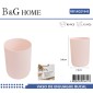 Θήκες οδοντόβουρτσας πλαστικές σε σετ 5Χ - Light Pink - 21645
