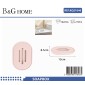 Σαπουνοθήκες μπάνιου πλαστικές - Σετ 9pcs - Light Pink - 21646