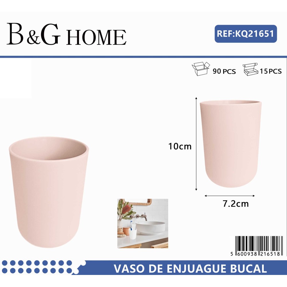 Θήκες οδοντόβουρτσας πλαστικές σε σετ 5Χ - Light Pink - 21651
