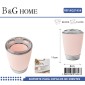 Θήκες οδοντόβουρτσας πλαστικές σε σετ 5Χ - Light Pink - 21656