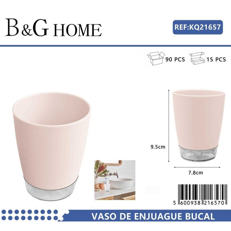 Θήκες οδοντόβουρτσας πλαστικές σε σετ 5Χ - Light Pink - 21657