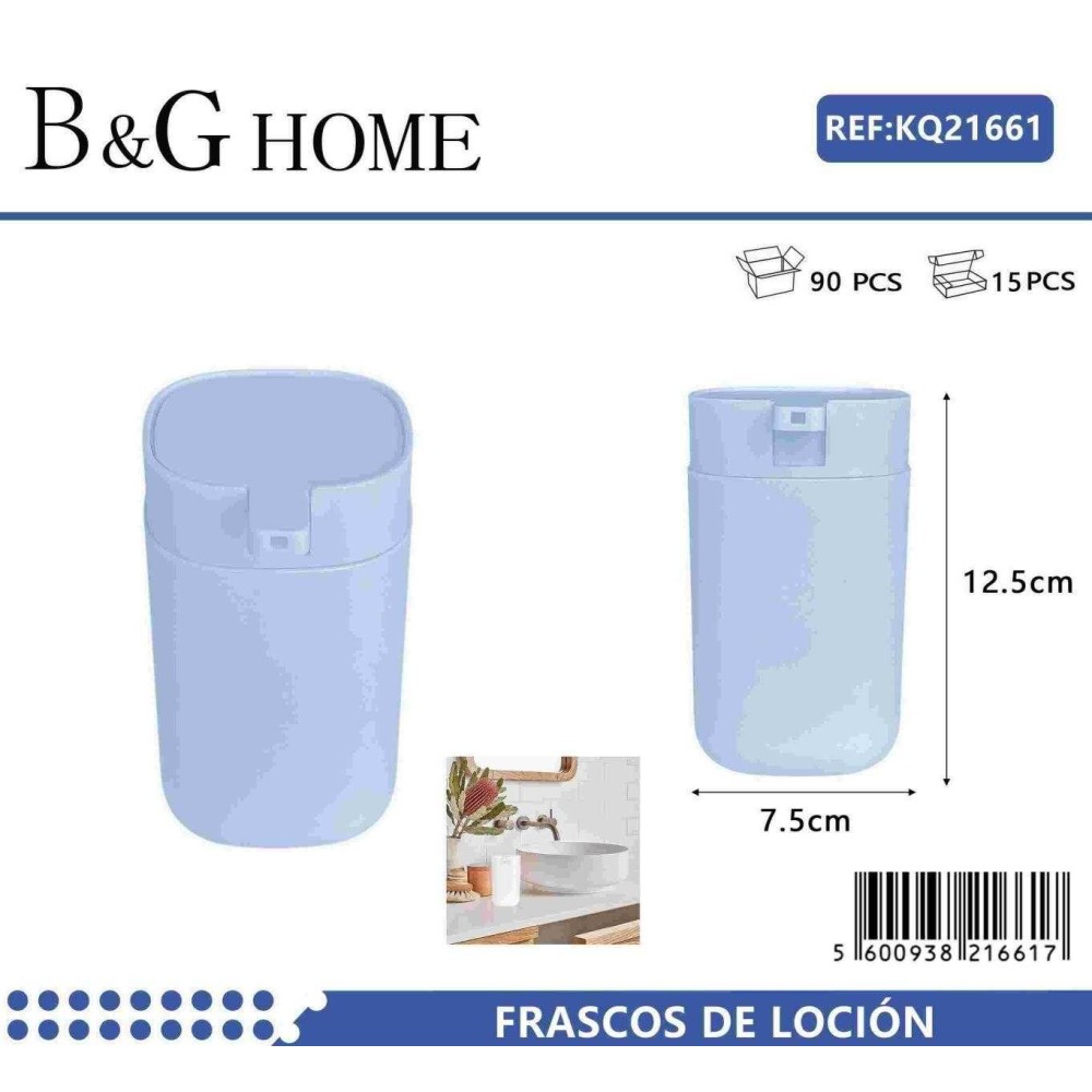 Θήκες κρεμοσάπουνου Dispenser πλαστικές - Σετ 5pcs - Light Blue - 21661