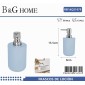 Θήκες κρεμοσάπουνου Dispenser πλαστικές - Σετ 5pcs - Light Blue - 21679