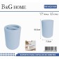 Θήκες οδοντόβουρτσας πλαστικές σε σετ 5Χ - Light Blue - 21680