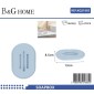 Σαπουνοθήκες μπάνιου πλαστικές - Σετ 5pcs - Light Blue - 21682
