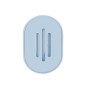 Σαπουνοθήκες μπάνιου πλαστικές - Σετ 5pcs - Light Blue - 21682