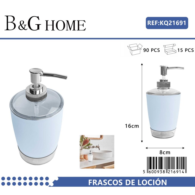 Θήκες κρεμοσάπουνου Dispenser πλαστικές - Σετ 5pcs - Light Blue - 21691