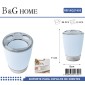 Θήκες οδοντόβουρτσας πλαστικές σε σετ 5Χ - Light Blue - 21692