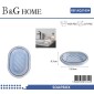 Σαπουνοθήκες μπάνιου πλαστικές - Σετ 9pcs - Light Blue - 21694