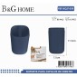Θήκες οδοντόβουρτσας πλαστικές σε σετ 5Χ - Blue - 21698