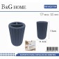 Θήκες οδοντόβουρτσας πλαστικές σε σετ 5Χ - Blue - 21704