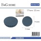 Σαπουνοθήκες μπάνιου πλαστικές - Σετ 9pcs - Blue - 21706