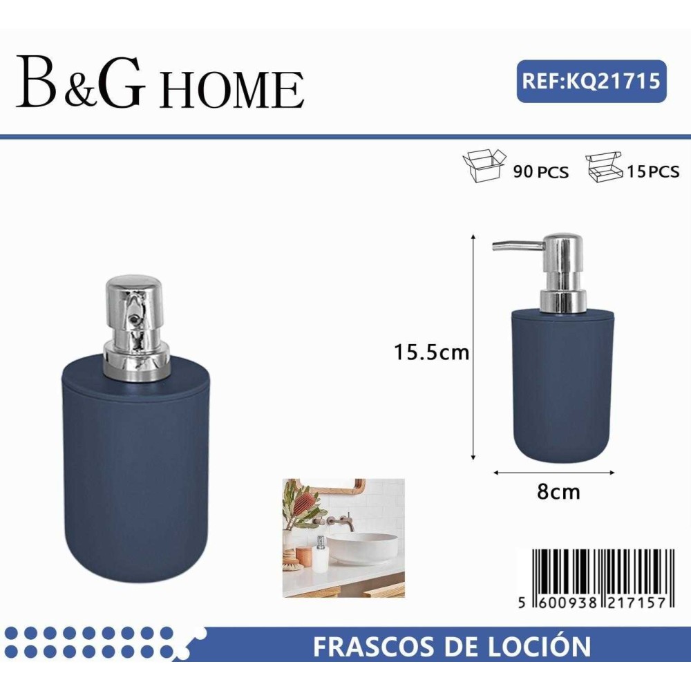 Θήκες κρεμοσάπουνου Dispenser πλαστικές - Σετ 5pcs - Blue - 21715