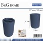 Θήκες οδοντόβουρτσας πλαστικές σε σετ 5Χ - Blue - 21716