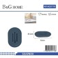 Σαπουνοθήκες μπάνιου πλαστικές - Σετ 5pcs - Blue - 21718