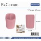 Θήκες οδοντόβουρτσας πλαστικές σε σετ 5Χ - Pink - 21734