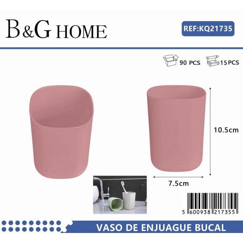 Θήκες οδοντόβουρτσας πλαστικές σε σετ 5Χ -  Pink - 21735