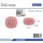 Σαπουνοθήκες μπάνιου πλαστικές - Σετ 5pcs - Pink - 21736
