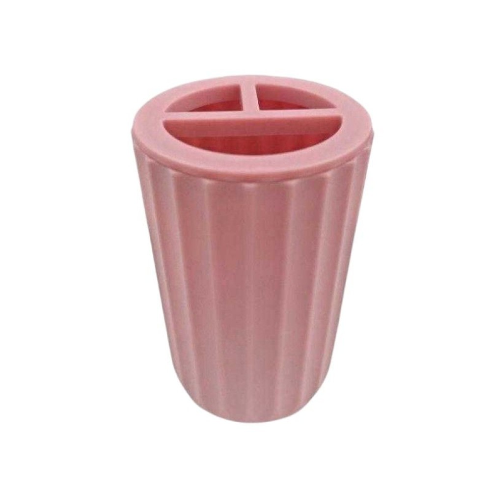 Θήκες οδοντόβουρτσας πλαστικές σε σετ 5Χ - Pink - 21740