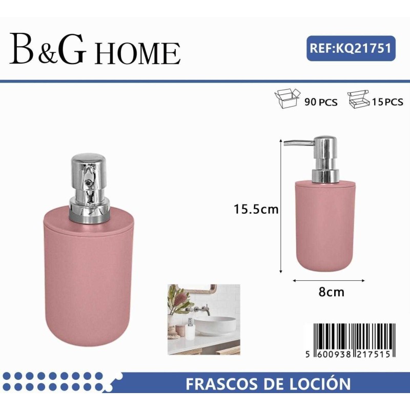 Θήκες κρεμοσάπουνου Dispenser πλαστικές - Σετ 5pcs - Pink - 21751