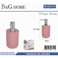 Θήκες κρεμοσάπουνου Dispenser πλαστικές - Σετ 5pcs - Pink - 21751