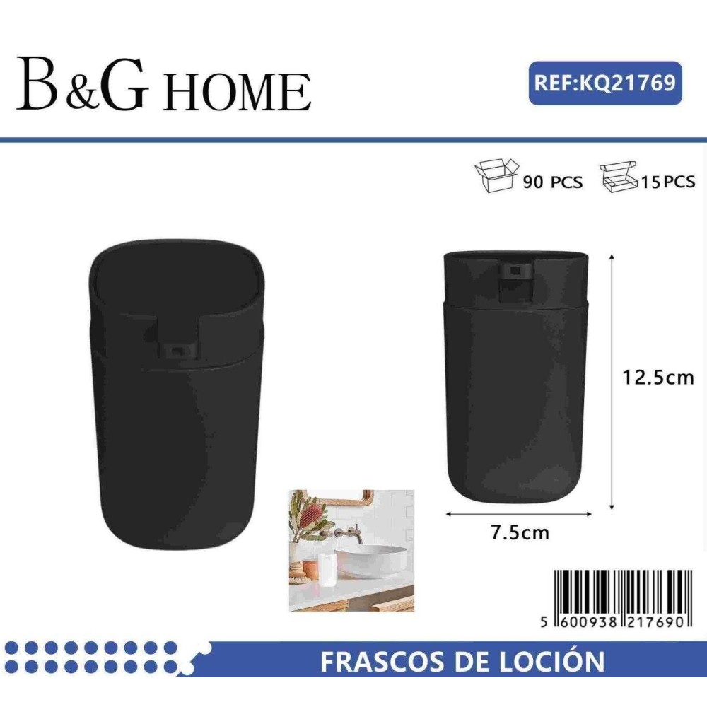 Θήκες κρεμοσάπουνου Dispenser πλαστικές - Σετ 5pcs - Black - 21769