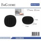 Σαπουνοθήκες μπάνιου πλαστικές - Σετ 9pcs - Black - 21772