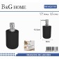Θήκες κρεμοσάπουνου Dispenser πλαστικές - Σετ 5pcs - Black - 21787