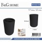 Θήκες οδοντόβουρτσας πλαστικές σε σετ 5Χ - Black - 21788