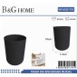 Θήκες οδοντόβουρτσας πλαστικές σε σετ 5Χ - Black - 21795